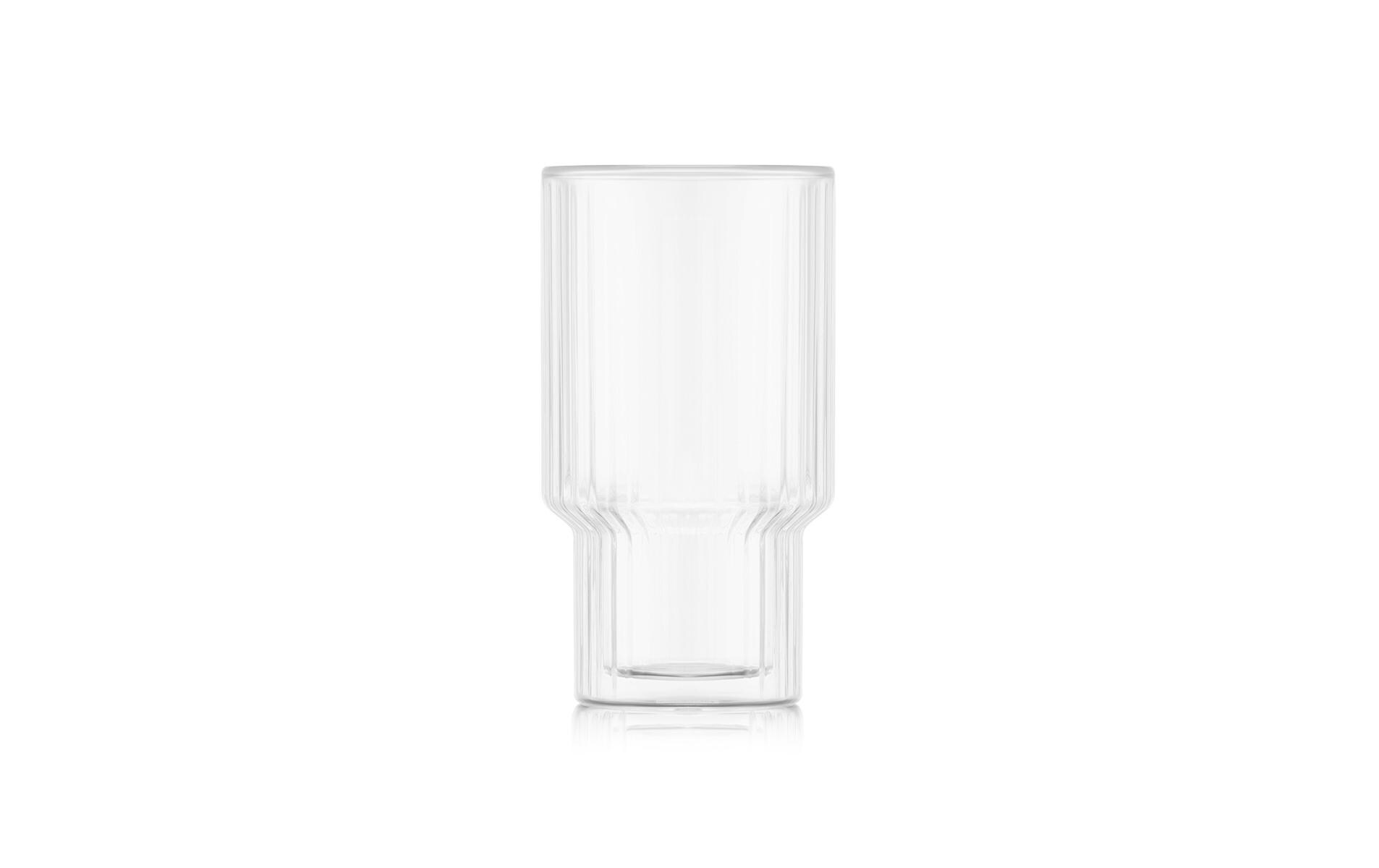 Trinkglas Navalia 2er Set Transparent, 0.25 lDoppelwandgläser