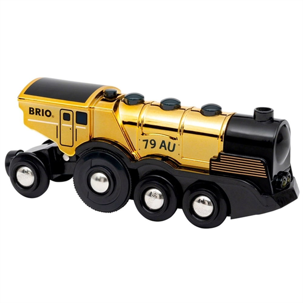 Guld Actionlokomotiv - BRIO® → Luksusbaby.dk