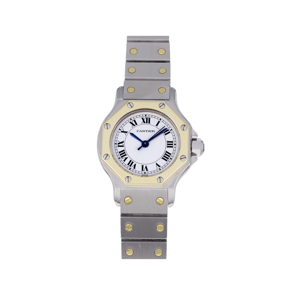 Montre d'occasion CARTIER modéle santos octogonale femme