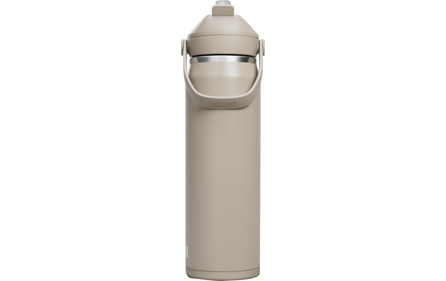 Thermosflasche Thrive Flip Straw V.I. 750 ml, StoneDer mobile Getränkeschutz