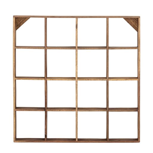 Bloomingville Tilo Hylde, Natur, 70x70x10 cm