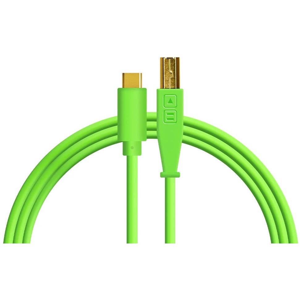 Dj TechTools Chroma Cable straight USB-C 1.5 m groen