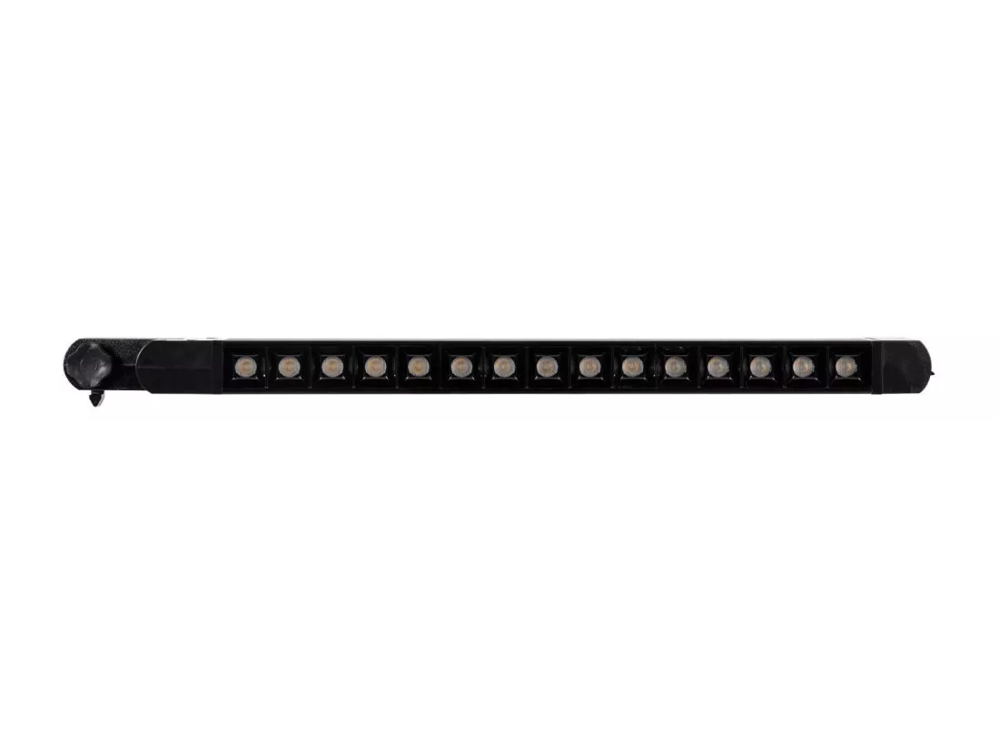 Spot Linéaire LED sur Rail Triphasé 15W UGR13 4000K Noir