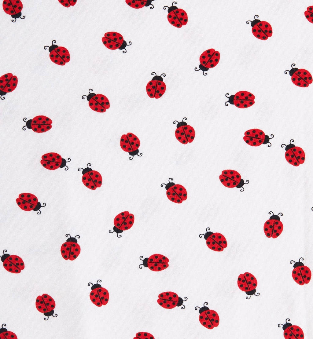 Little Label pyjama met dierenprint van katoen rood