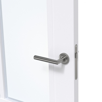 Arne & Bodil binnendeur ABD507 blank glas - extra wit afgelakt