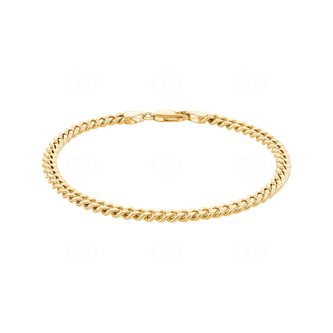 Panzerarmband 750/18 K Gelbgold 4.2mm 19cm