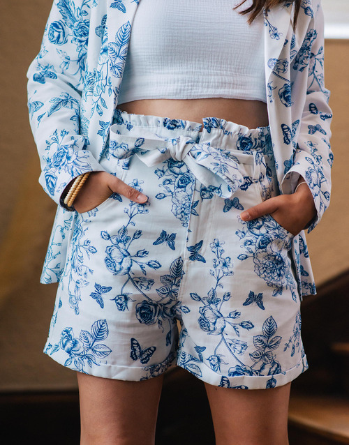 Céleste - AMANDINE - Blanc / Bleu
