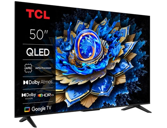 TCL - TV QLED 4K 126 cm 50T69C 4K QLED avec Google TV 2025