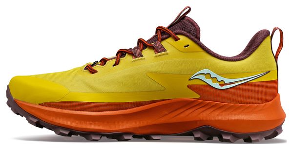 Chaussures de Trail Femme Saucony Peregrine 13 Jaune Orange