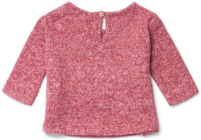 Luca & Lola Asia Genser Baby, Dark Pink Melange