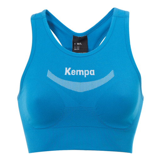 Attitude Pro Top De Mulher Kempa Azul/blanco Kempa