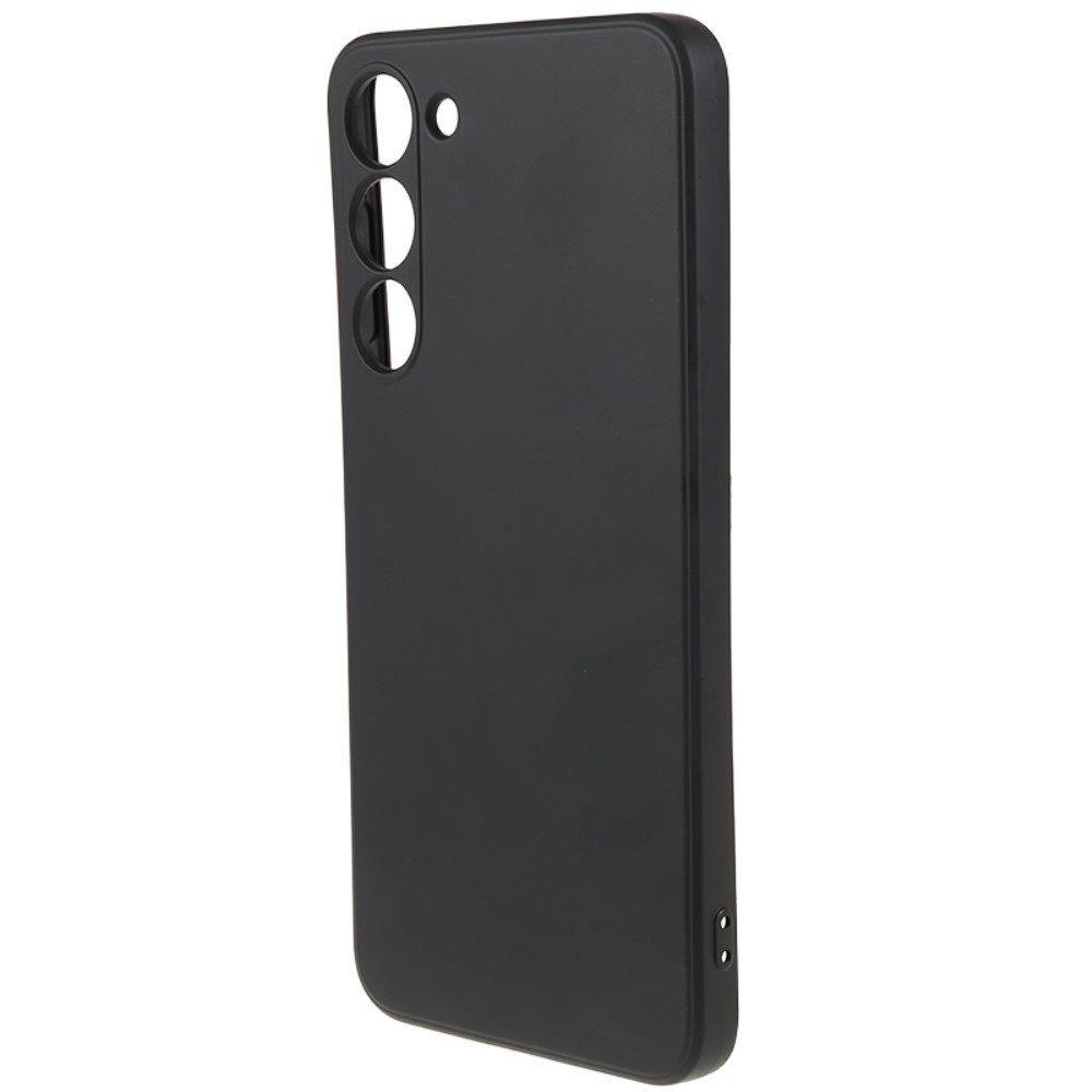 Samsung Galaxy S23 5G Gummi Case Hülle mit Kameraschutz - Schwarz (Matt)