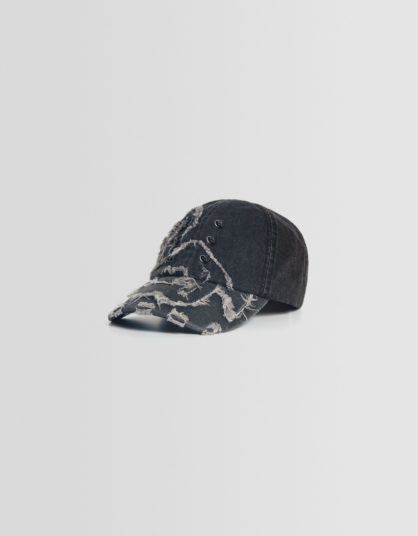 Boné Bershka Denim Generation com rasgos