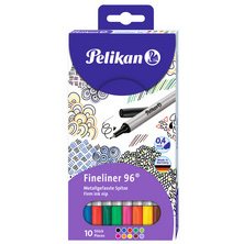 fineliner 96, étui de 10, largeur de tracé: 0,4 mm