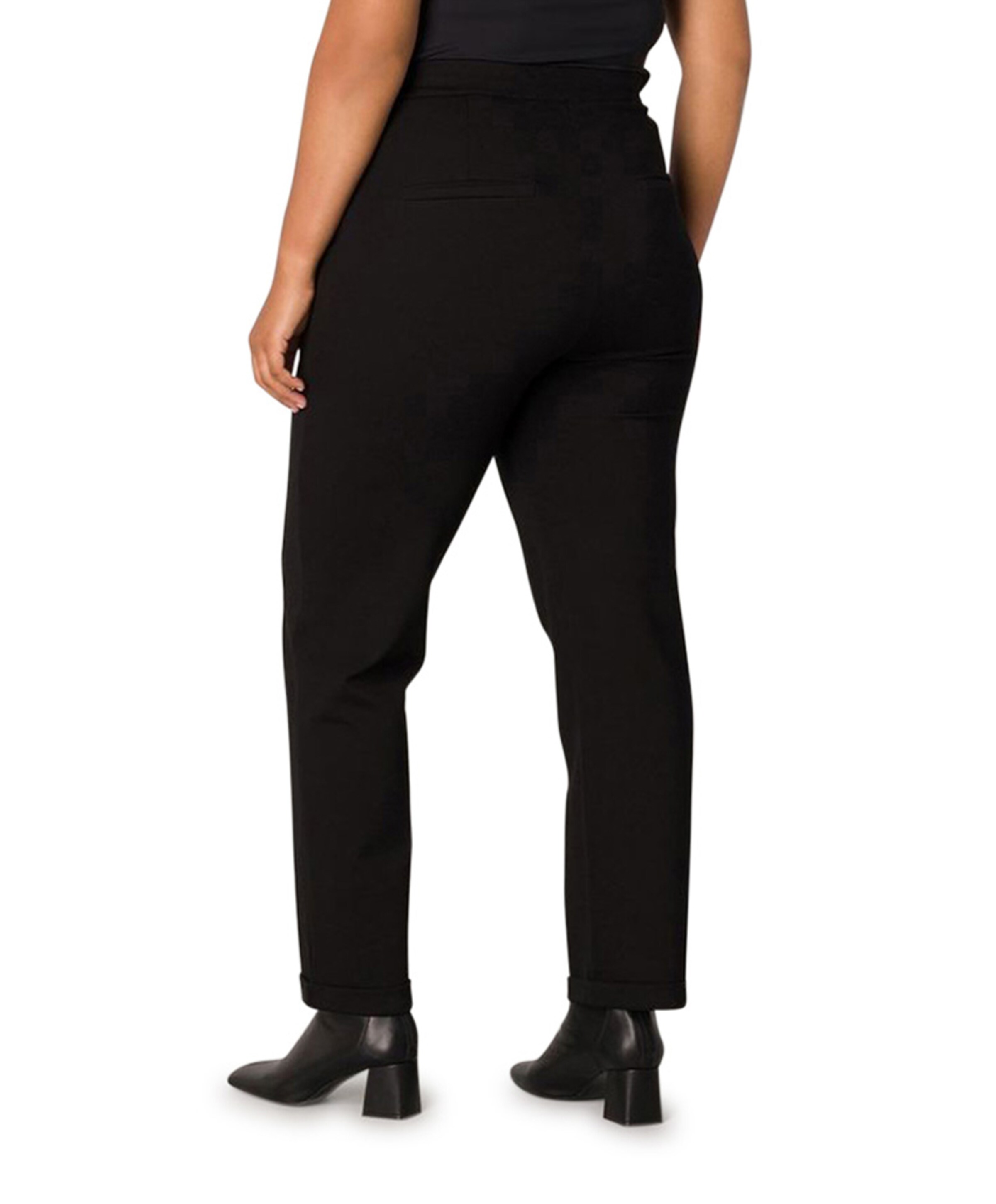 Base Level Curvy Yoella dames broek zwart