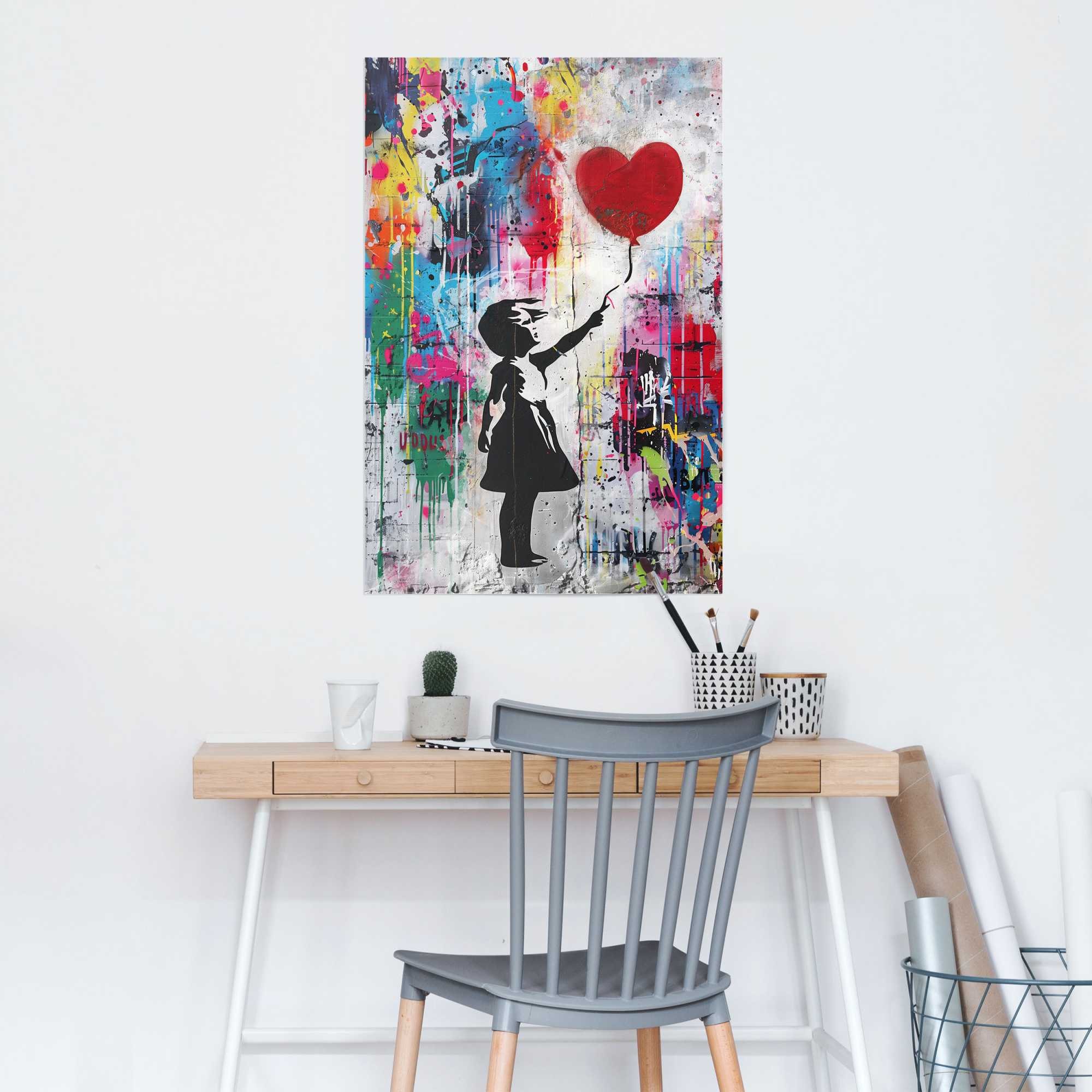 Reinders! Poster »Concrete Balloon Girl«