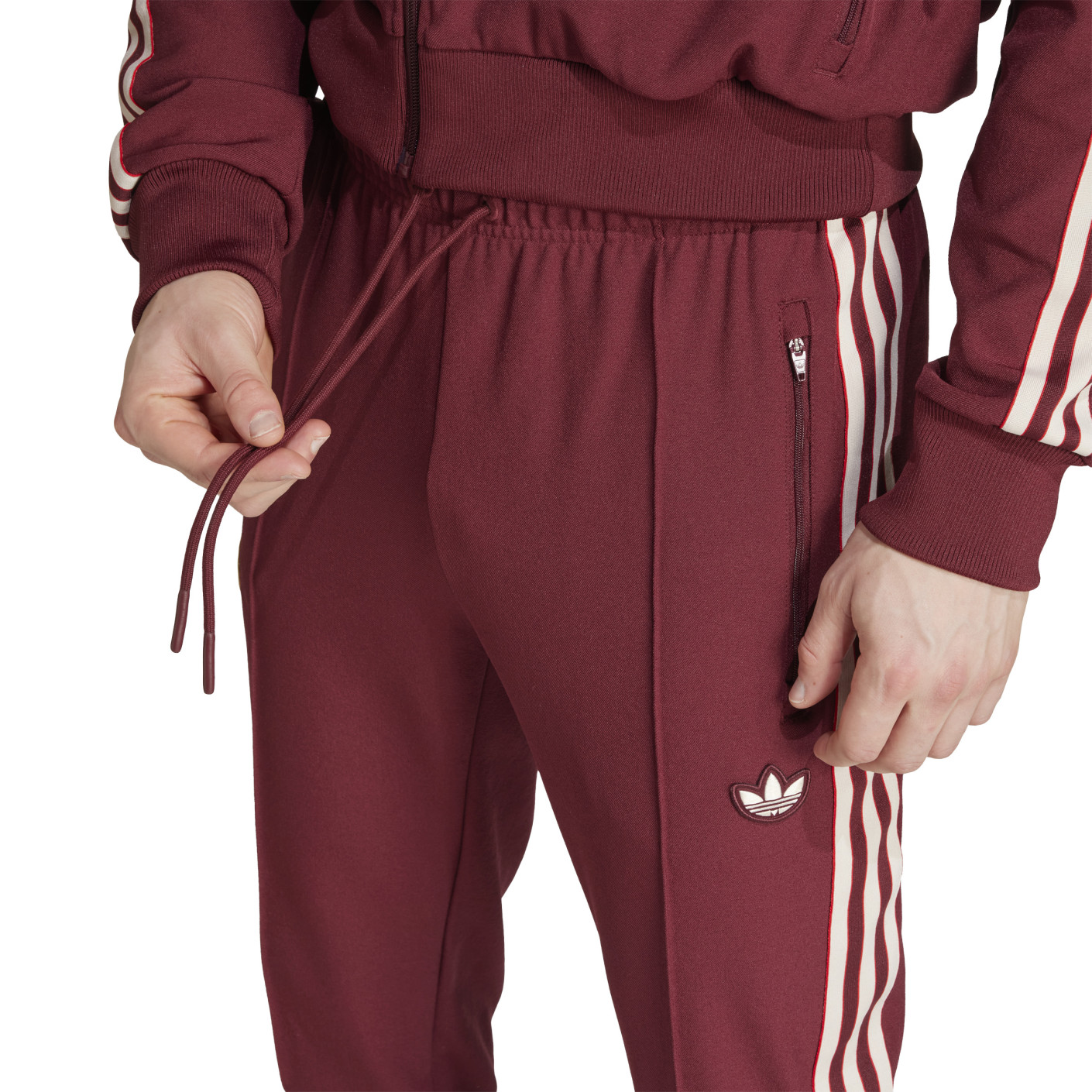 Adidas Bayern München Icon Trainingsbroek 2024-2025 Rood Wit