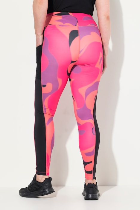 Sportleggings, schnelltrocknend, High Waist, recycelt