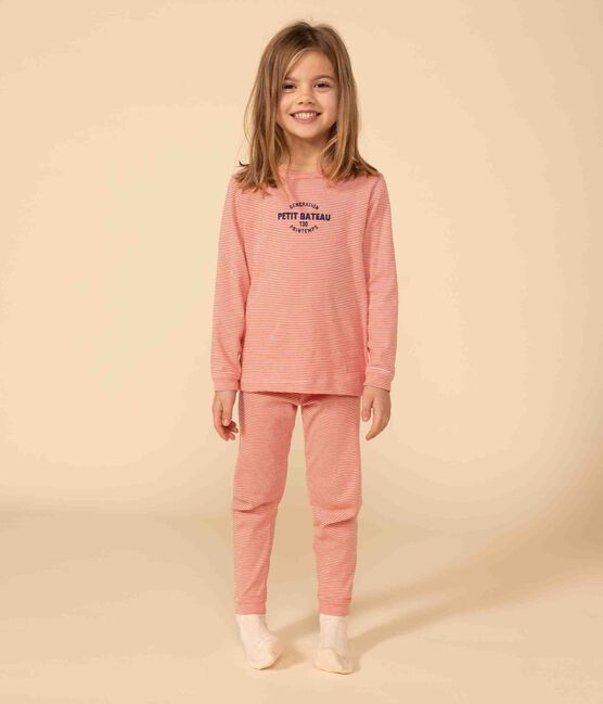 Pyjama rayé en coton enfant