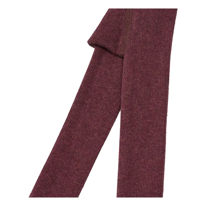 Silly Silas Collants à Bretelles Coton Bio | Prune