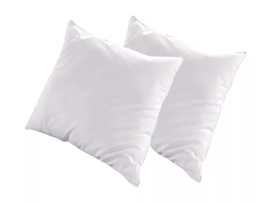 BELLECOUR LITERIE | Lot de 2 oreillers 60x60 cm LUXOTEL | Fibres creuses