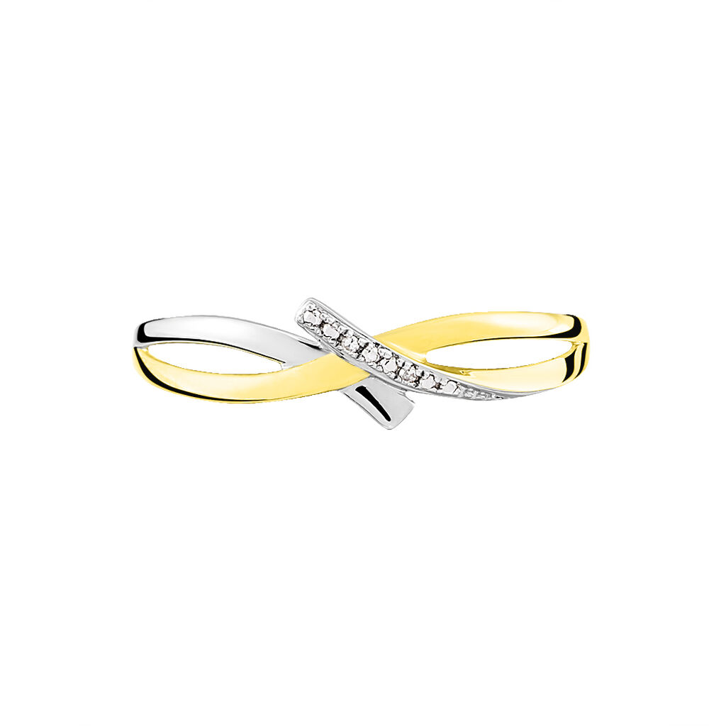 Bague Soukayna Or Bicolore Diamant
