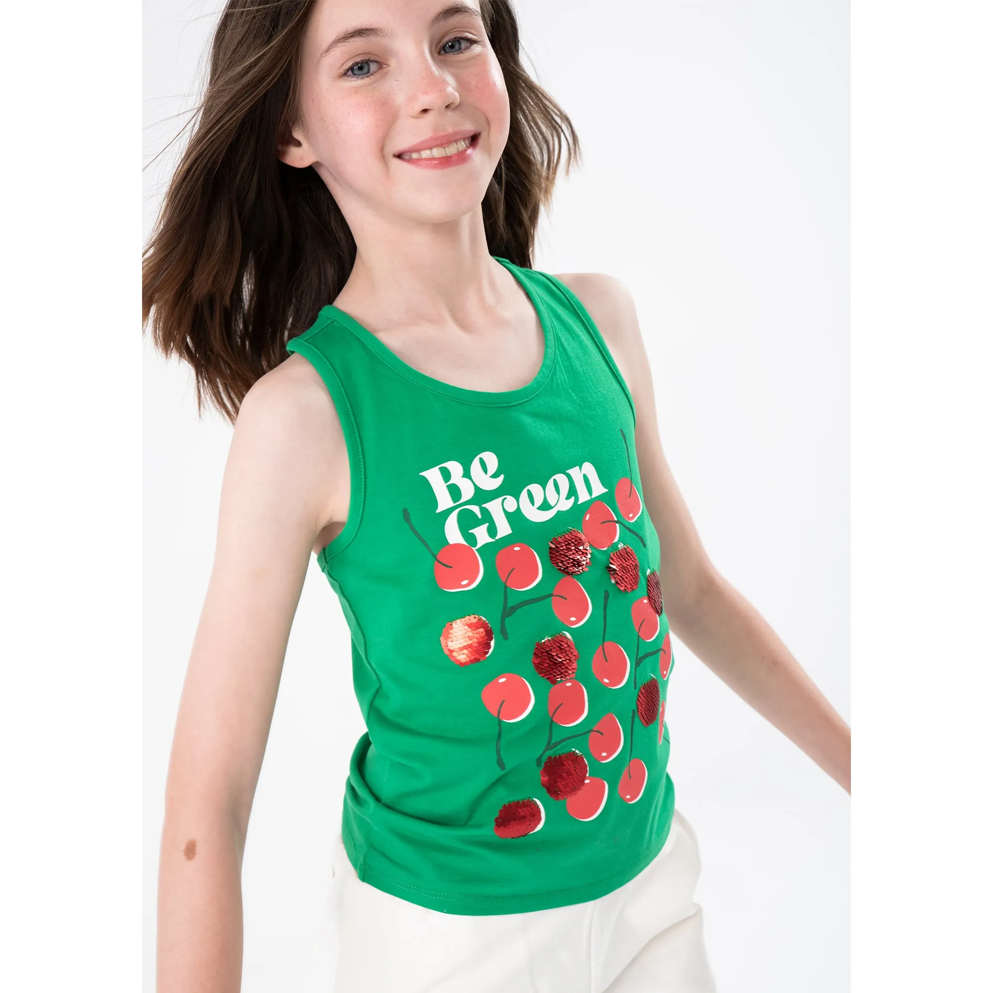 Boboli Camisole Cerises Fleurs 4-8ans