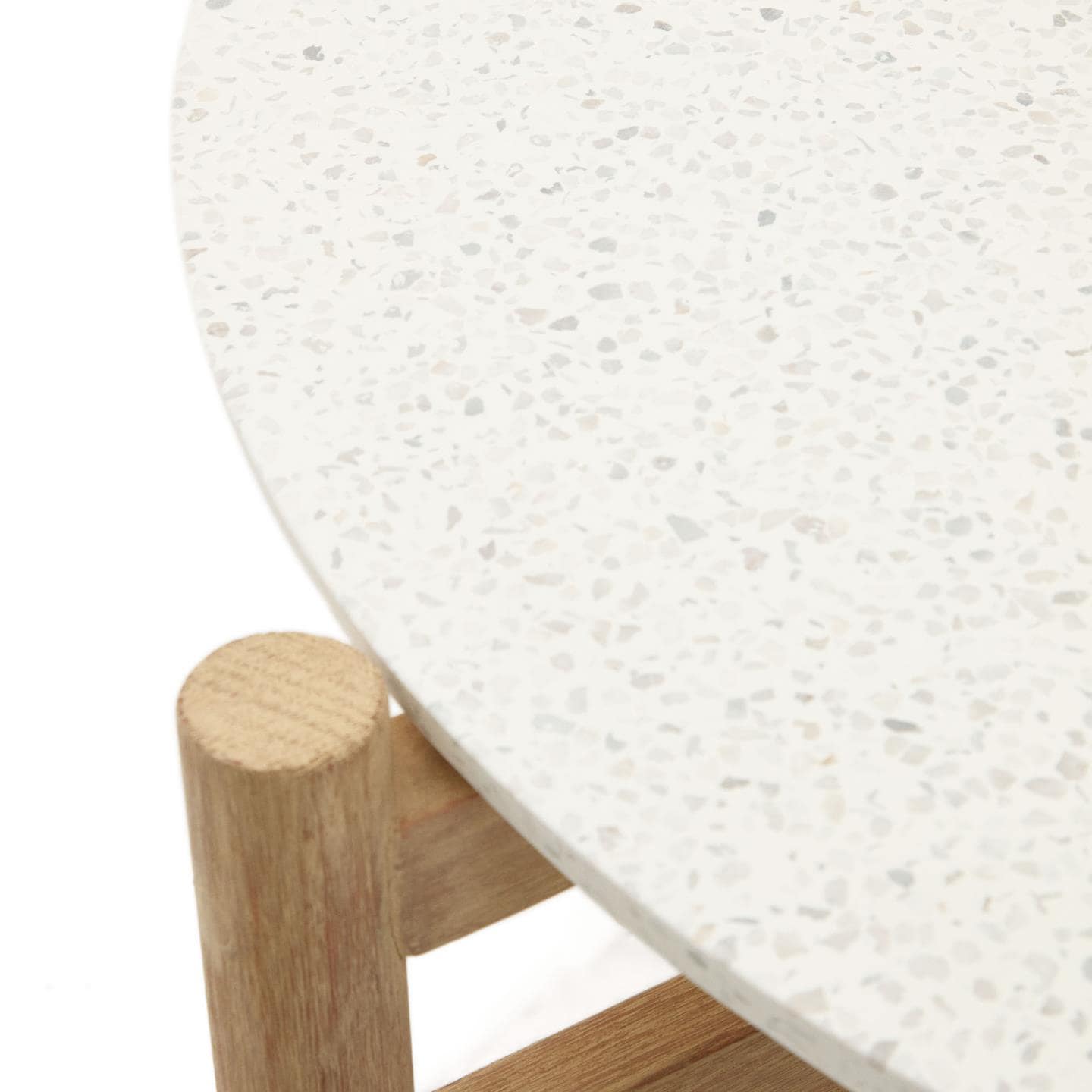 Kave Home Loungetisch POLA 88 cm naturfarbig