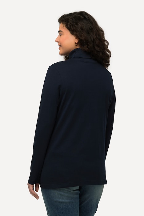 Shirt, Rollkragen, Slim, Langarm