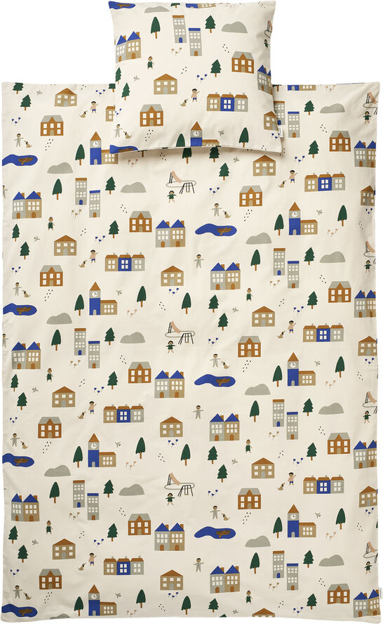 Liewood Carmen Baby Printed Bedding Downtown / sandy