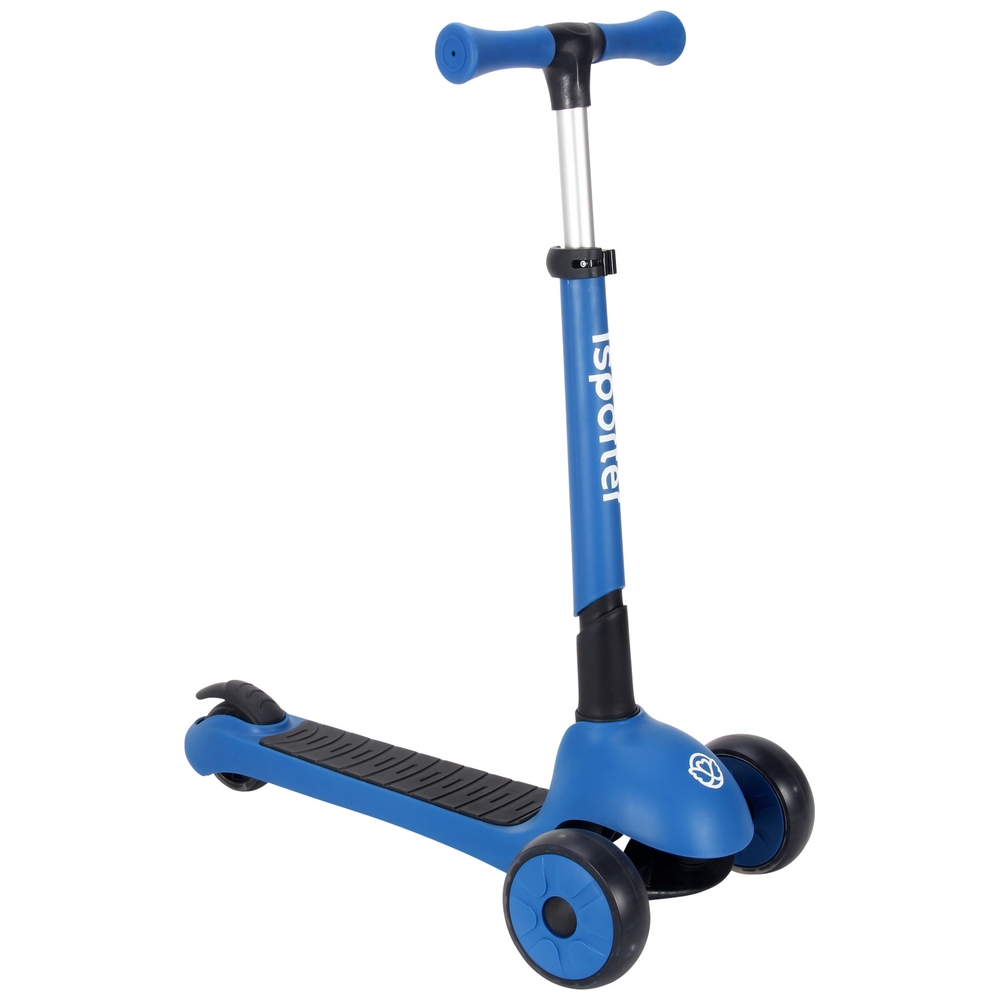 iSporter Faltbarer LED-Blauer Scooter