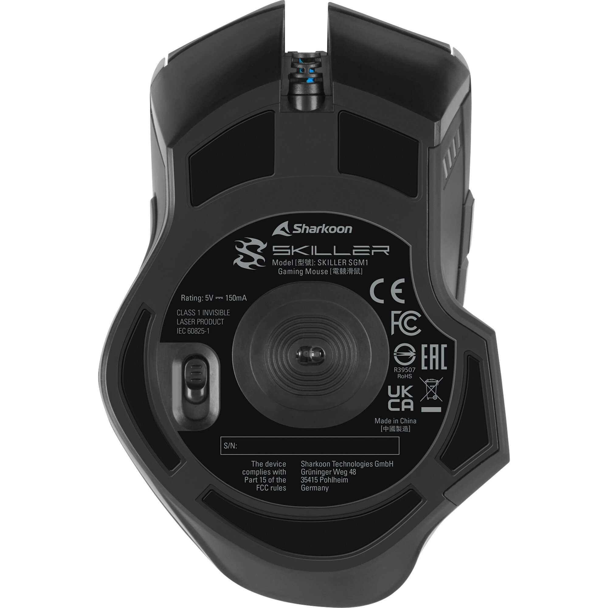 Sharkoon Gaming-Maus SKILLER SGM1