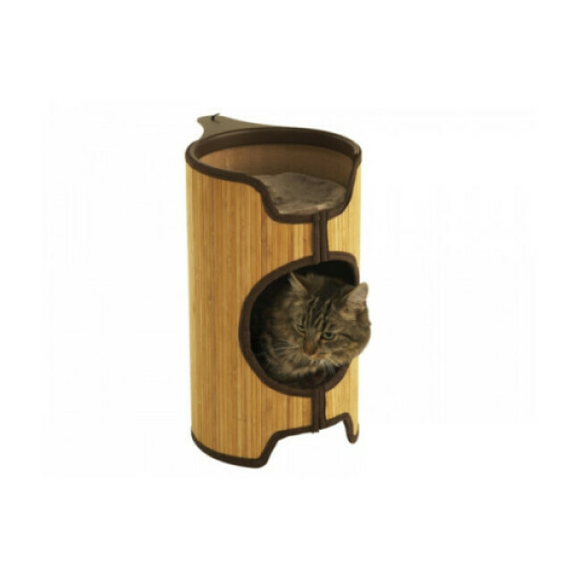 Arbre à chat Tour en bambou Rosewood pour chat