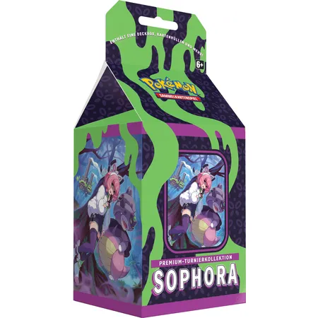 Pokemon Premium-Turnierkollektion Zyrus oder Sophora, 1 Stück, 2-fach sortiert