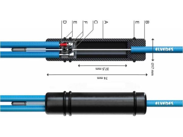 Elvedes Universal Bremsewire Splitter