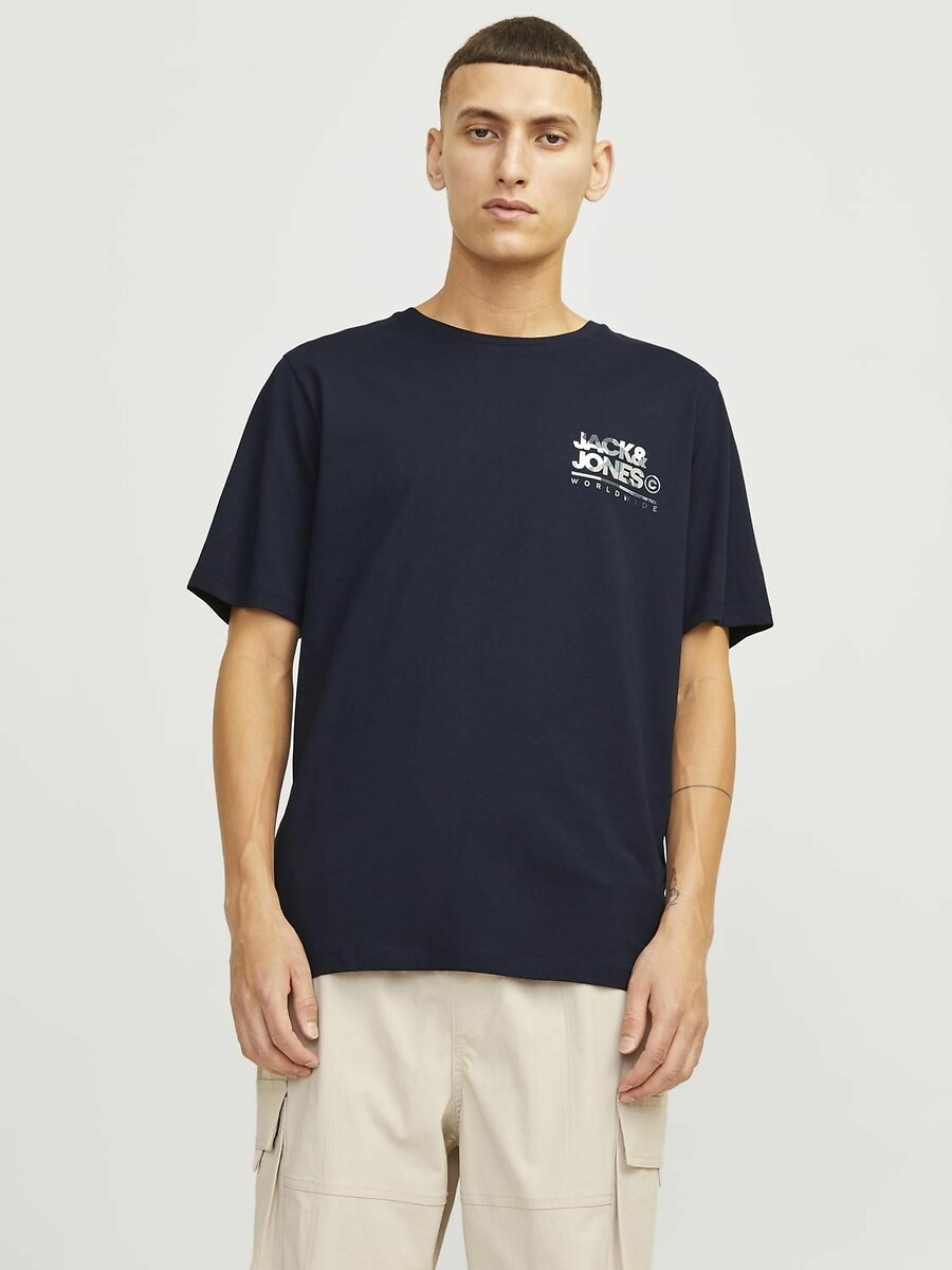 JACK & JONES<br>Camiseta de gola redonda