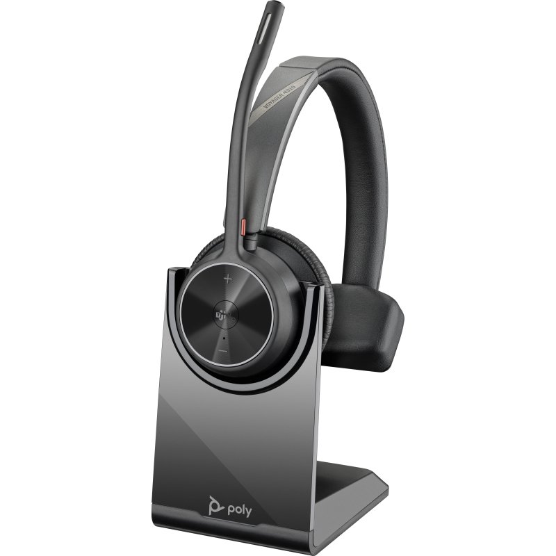HP Poly Micro-casque Poly Voyager 4310-M certifié Microsoft Teams USB-C + dongle BT700 + base de chargement