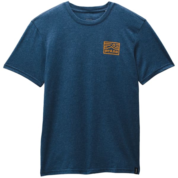 T-shirt PRANA GRAPHIC SS TEE DENIM HEATHER