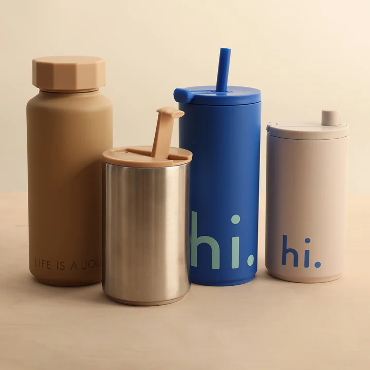 Design Letters - Hi Travel Becher, 0.35 l, cool grey