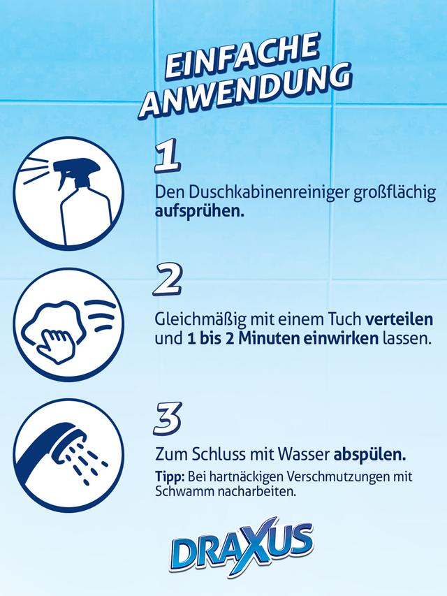 DRAXUS Profi Duschkabinenreiniger