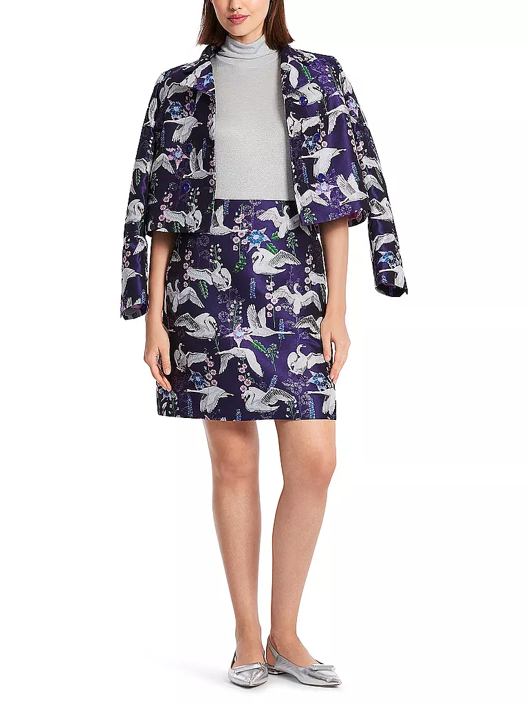 MARC CAIN Rollkragenpullover silber