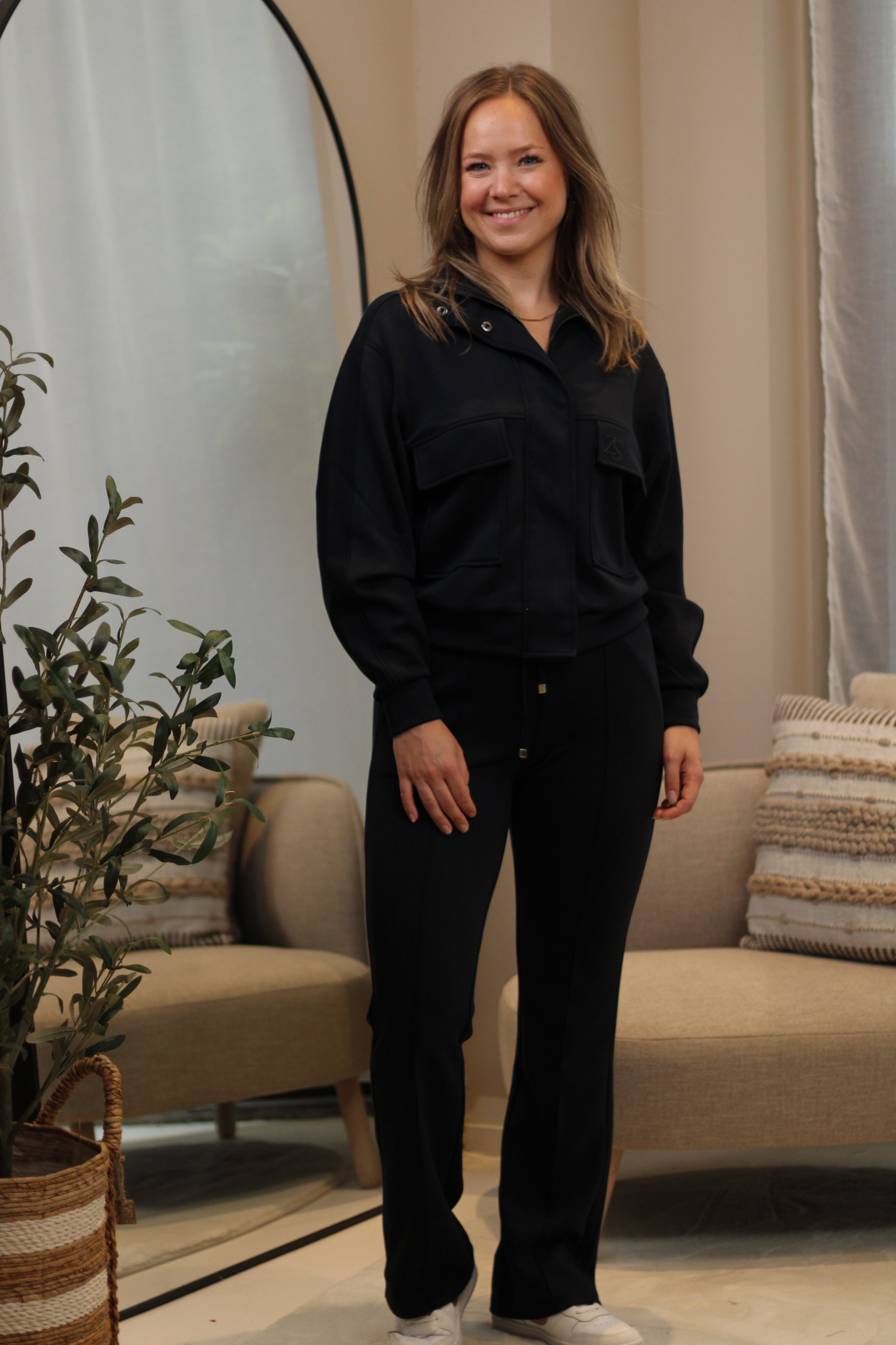 Zoso - Melanie Luxury Sporty Pants - Navy