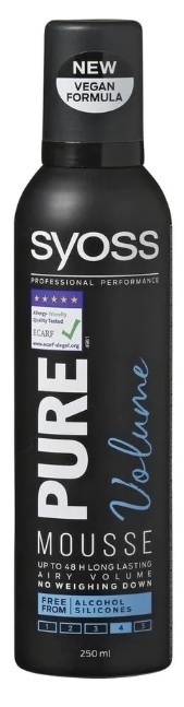 Syoss Mousse Pure Volume 250ml