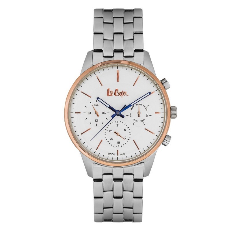 Montre Homme Lee Cooper Cadran Blanc Mat - LC06505.530