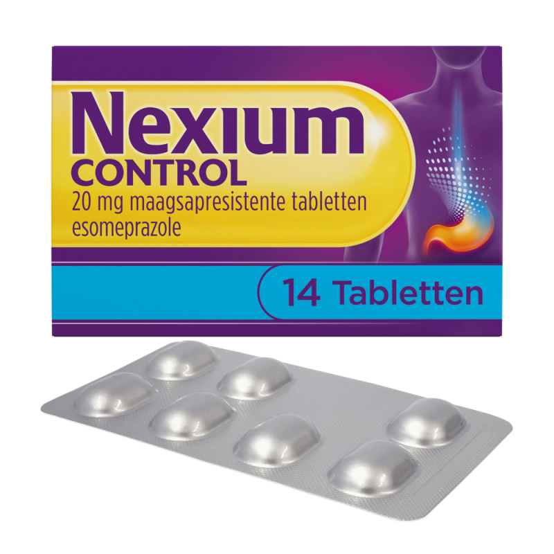 Nexium Control 14 tabletten, voor Brandend Maagzuur 14 Tabs