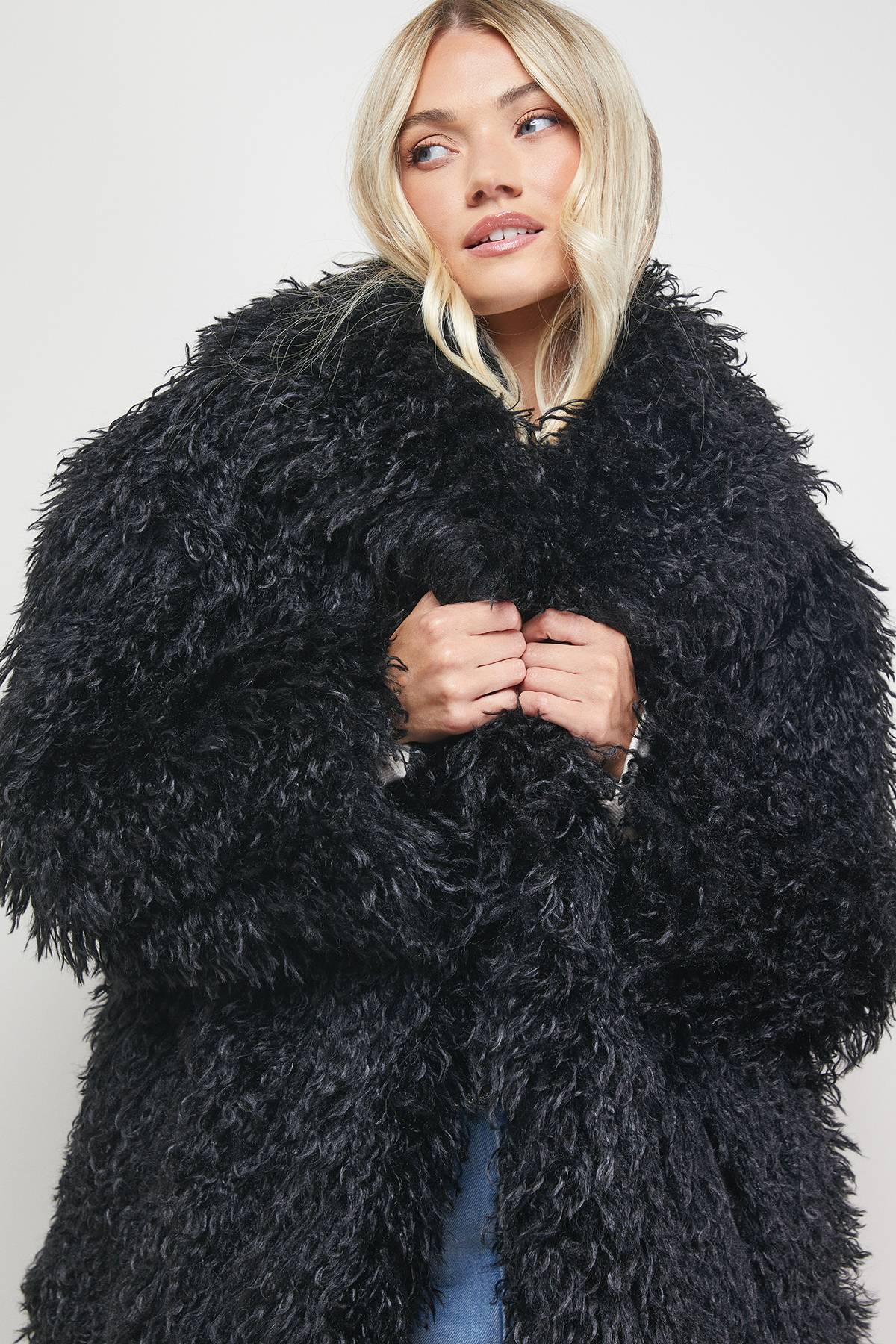 Oasis Manteau Court en synthétique Mongole