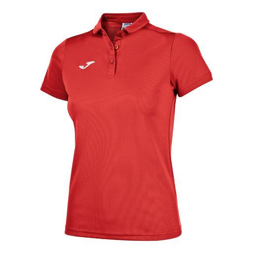 Camisa polo de manga curta vermelha Joma Hobby
