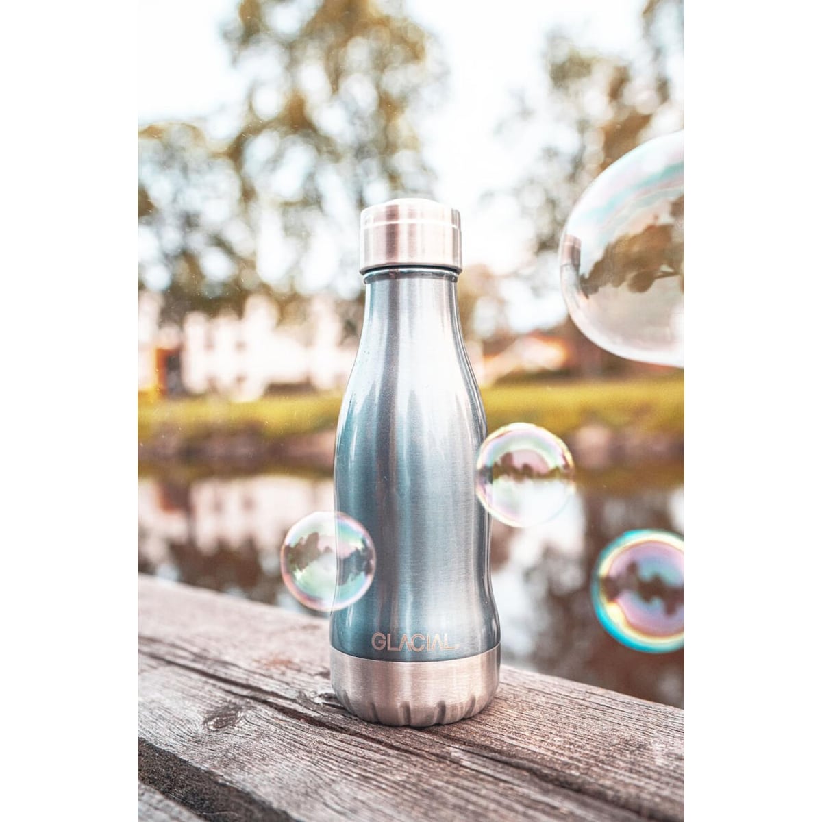 Glacial vannflaske GL1848300020 (Blue Metallic)