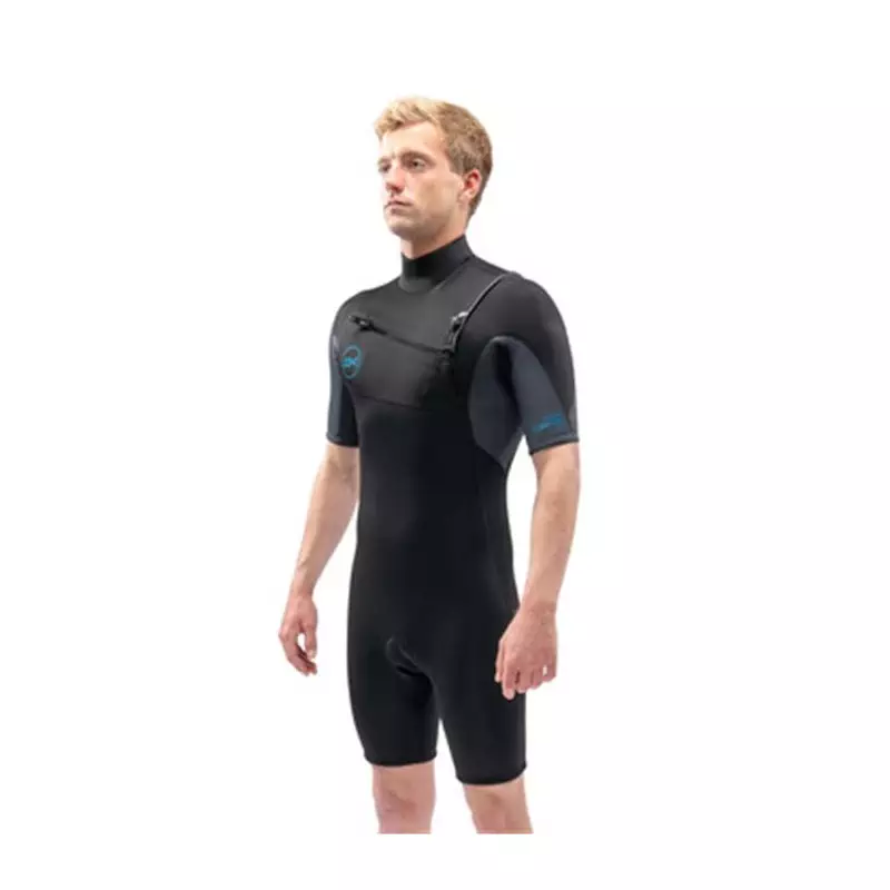 Combinaison shorty DAKINE Quantum Chest Zip Shorty 2/2 Black/Grey