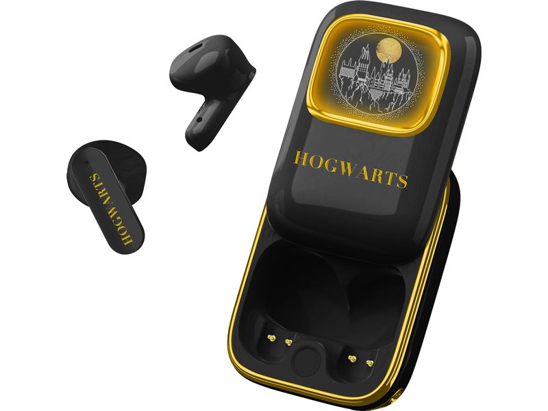 OTL True Wireless In-Ear-Kopfhörer Harry Potter Hogwarts Sl Stylische TWS-Kopfhörer mit Harry Potter Hogwarts-Design und innovativer Slider-Technologie